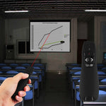 Presentatore multimediale con puntatore laser e ricevitore USB