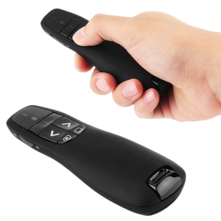 Presentatore multimediale con puntatore laser e ricevitore USB