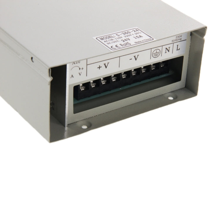 Alimentatore switching regolato DC 0-24V 15A 110/220V