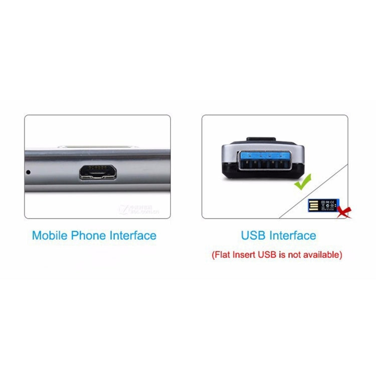 Mini lettore USB Micro USB OTG per smartphone
