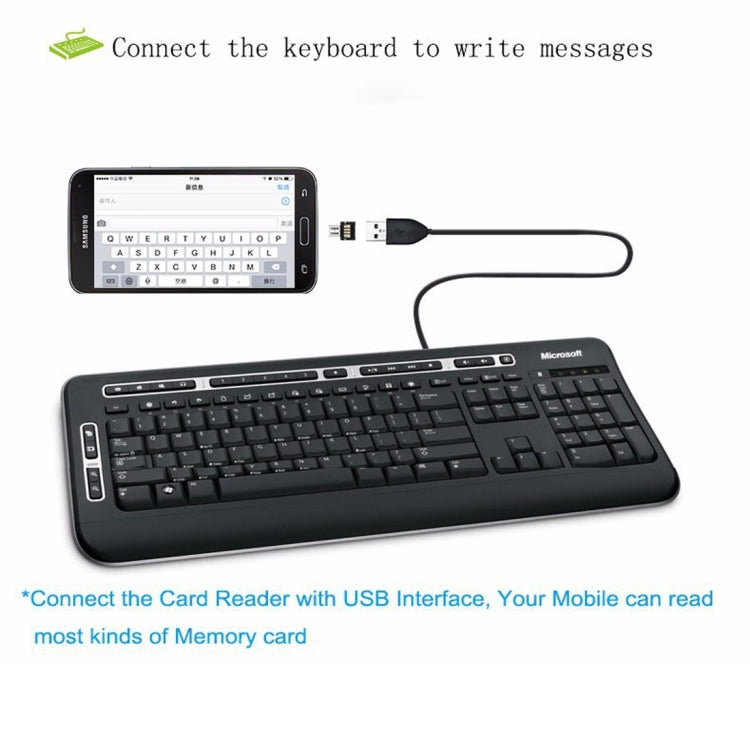 Mini lettore USB Micro USB OTG per smartphone