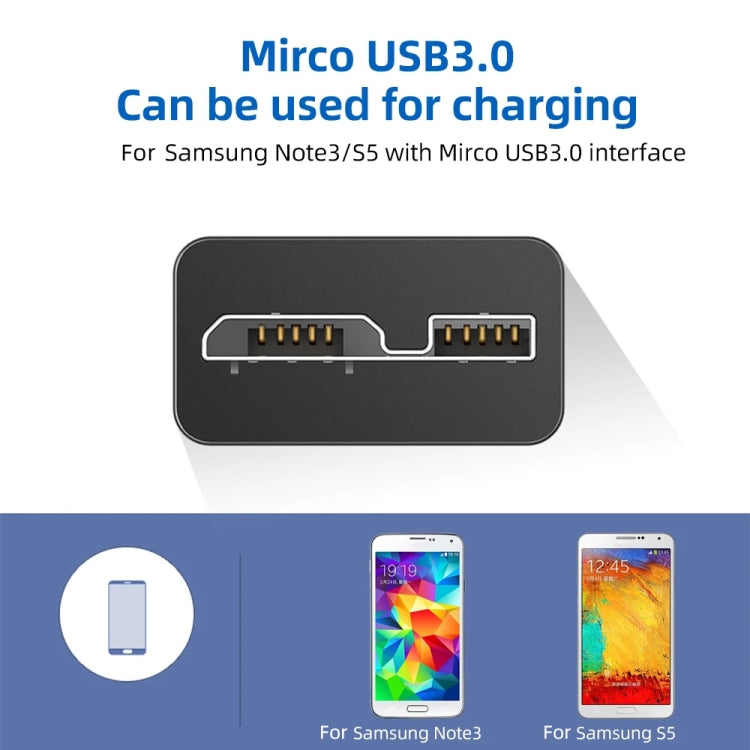 Cavo adattatore USB 3.0 maschio a Micro USB 3.0 maschio 12 cm