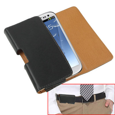 Custodia in pelle marsupio con clip da cintura per smartphone