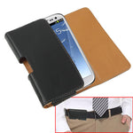 Custodia in pelle marsupio con clip da cintura per smartphone
