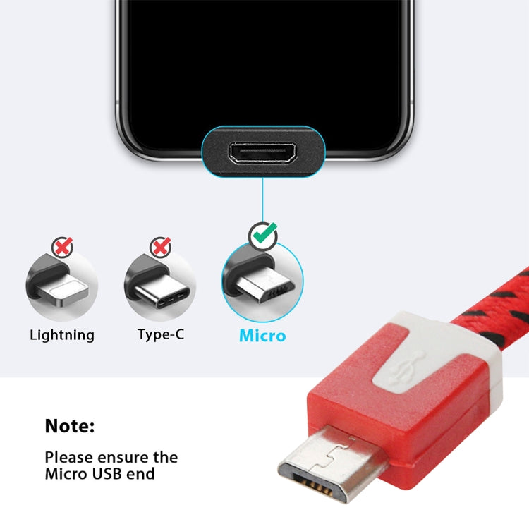 Cavo dati Micro USB a USB in tessuto 2 m