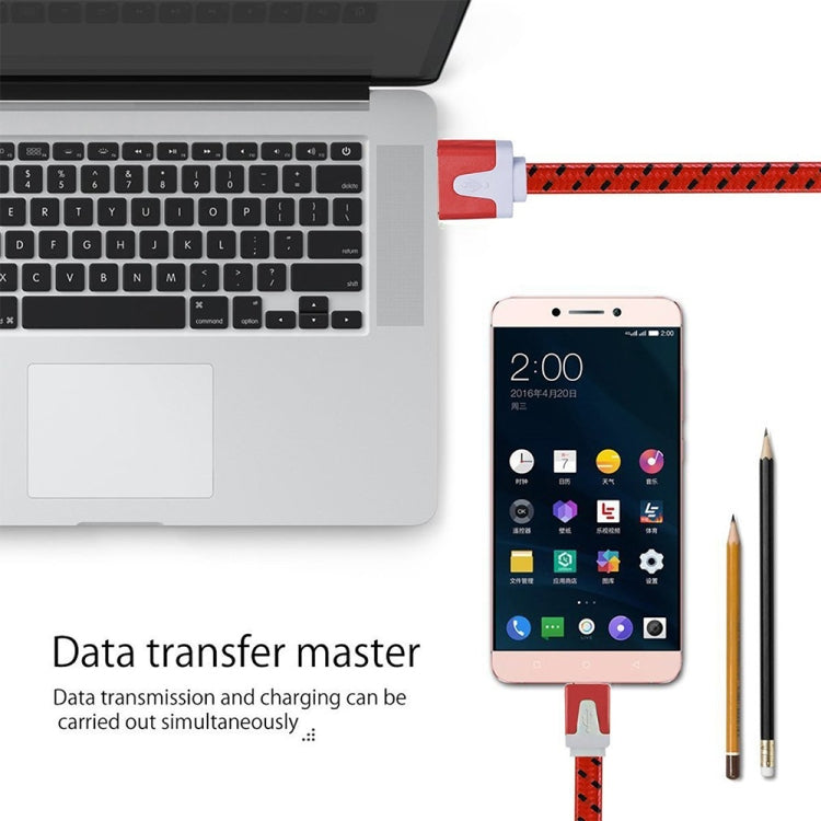 Cavo dati Micro USB a USB in tessuto 2 m