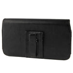 Custodia portafoglio in pelle con clip per Galaxy Mega 6.3