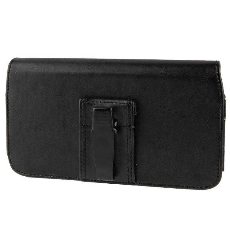 Custodia portafoglio in pelle con clip per Galaxy Mega 6.3
