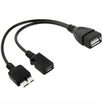 Cavo USB AF a Micro USB 3.0 e 2.0 per Galaxy Note 3 20 cm