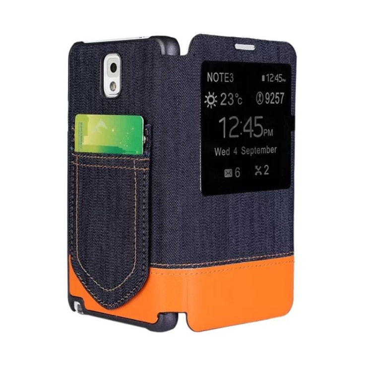 Custodia portafoglio in pelle per Galaxy Note III N9000