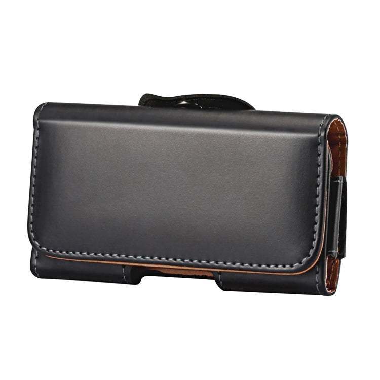 Custodia in pelle con chiusura verticale per smartphone compatibi
