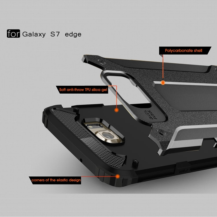 Custodia combinata TPU e PC per Samsung Galaxy S7 Edge
