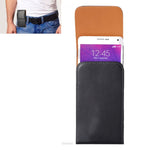 Custodia in pelle con chiusura verticale per smartphone