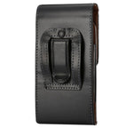 Custodia in pelle con chiusura verticale per smartphone