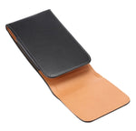 Custodia in pelle con chiusura verticale per smartphone