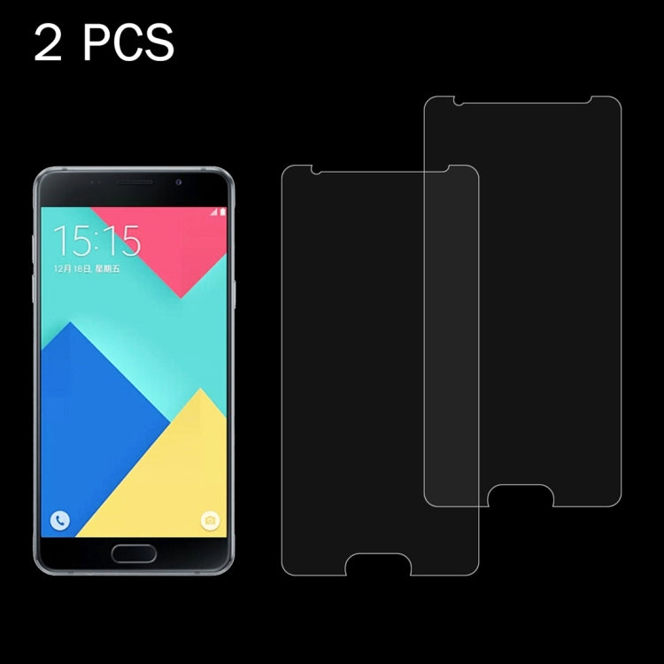 Pellicola vetro temperato per Galaxy A7 (2016) 2 pezzi