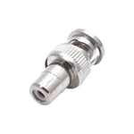 Adattatore RCA-BNC nichelato per segnali audio/video - immagine 2