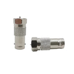Connettore da jack BNC a spina F metallico 12cm