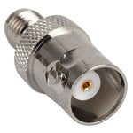 Adattatore BNC-SMA metallico con perno dorato, 5 cm - immagine 2
