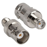 Adattatore BNC-SMA metallico con perno dorato, 5 cm - immagine 3