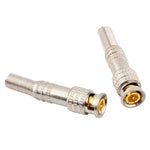 Connettore BNC maschio-femmina a saldare 50/75 Ohm