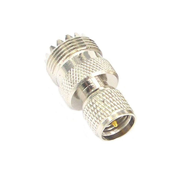 Adattatore coassiale RF mini UHF maschio a femmina UHF