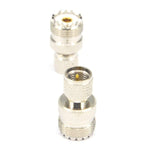Adattatore coassiale RF mini UHF maschio a femmina UHF