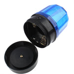 Spia stroboscopica auto 6 LED con base magnetica