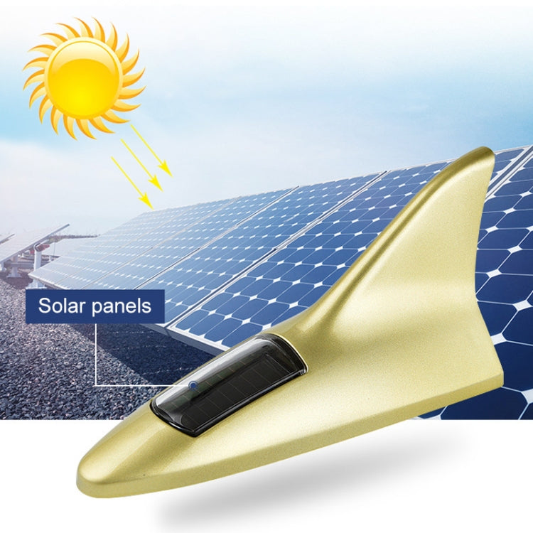 Luce di allarme solare con pinna di squalo per auto