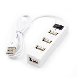 Adattatore USB HUB 2.0 4 porte con interruttore