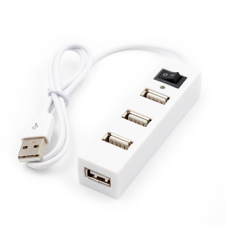 Adattatore USB HUB 2.0 4 porte con interruttore