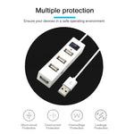 Adattatore USB HUB 2.0 4 porte con interruttore