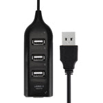 Hub USB 2.0 a 4 porte con cavo 30 cm