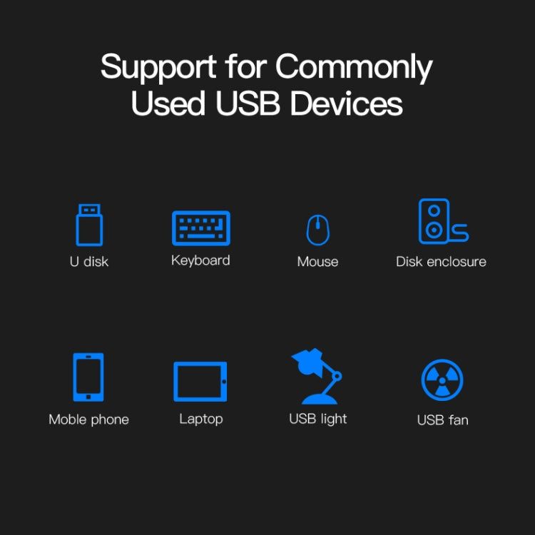 Adattatore USB HUB 2.0 a 4 porte con tazza antipolvere