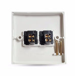 Interruttore elettrico a parete a 2 pulsanti, 10A 250V - immagine 2