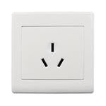 Presa elettrica a muro AU 10A 250V bianco avorio