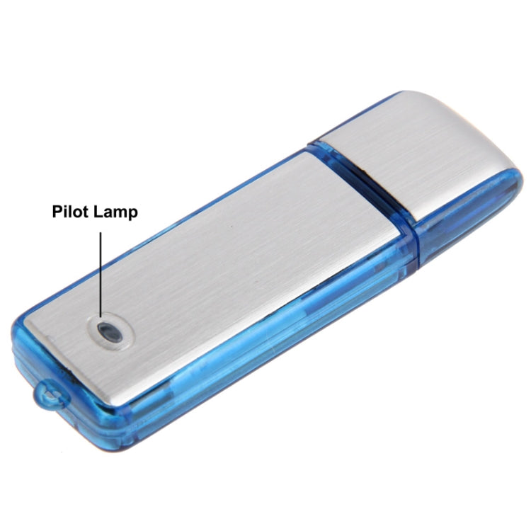 Registratore vocale USB 8 GB WAV con memoria flash blu - immagine 3