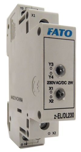 Doppio indicatore luminoso modulare 220V 2W giallo verde