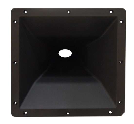 Tromba per tweeter nera 280 × 280 × 240 mm
