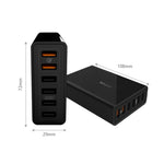 VEDFUN TurboCube D620 Caricatore USB 6 porte Quick Charge