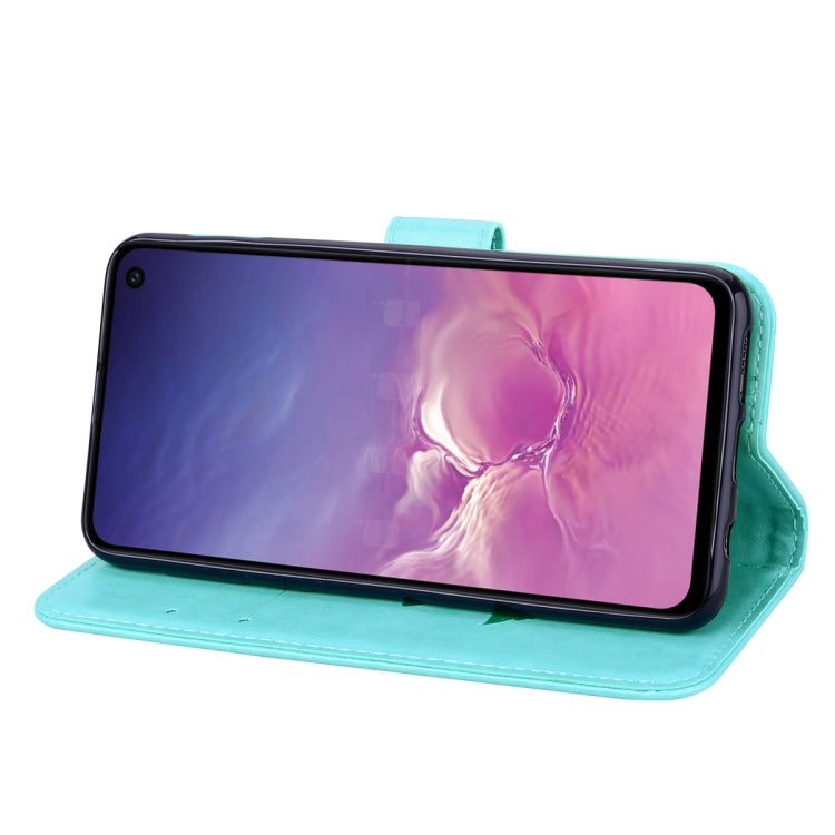 Custodia portafoglio in pelle PU rosa per Galaxy S10e