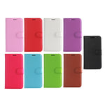 Custodia portafoglio in pelle per Galaxy S6 con slot carte