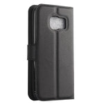 Custodia portafoglio in pelle per Galaxy S6 Edge