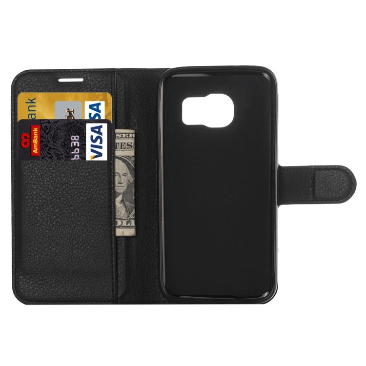 Custodia portafoglio in pelle per Galaxy S7 Edge