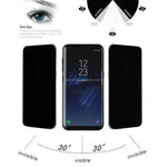 Pellicola vetro temperato privacy 9H per Galaxy S8+