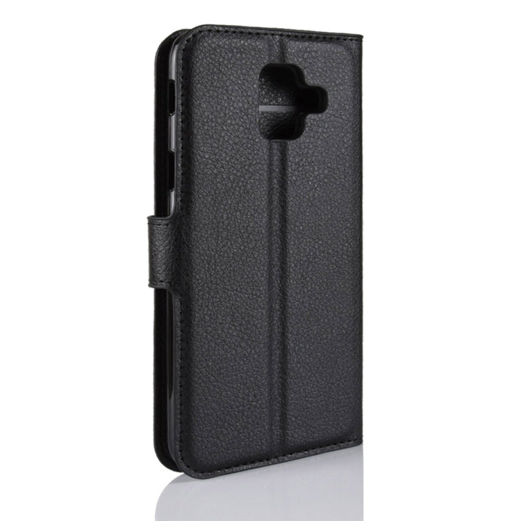 Custodia portafoglio in pelle per Galaxy A6 (2018)