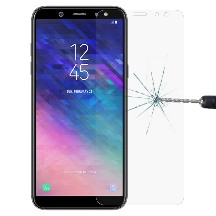 Pellicola vetro temperato 0,26 mm 9H per Galaxy A6 2018