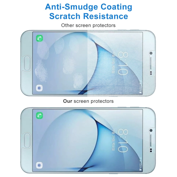 Pellicola vetro temperato 0,26 mm 9H per Galaxy A8 2016