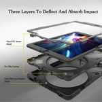 Custodia rotante in silicone per Galaxy Tab S3 9,7"