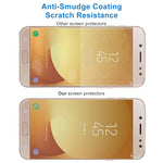 Pellicola vetro temperato per Galaxy J7 2017 UE 2 pezzi